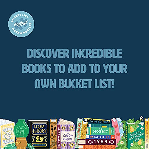 Ridley's 50 Must-Read Books Bucket List 1000-Piece Puzzle #TOP2
