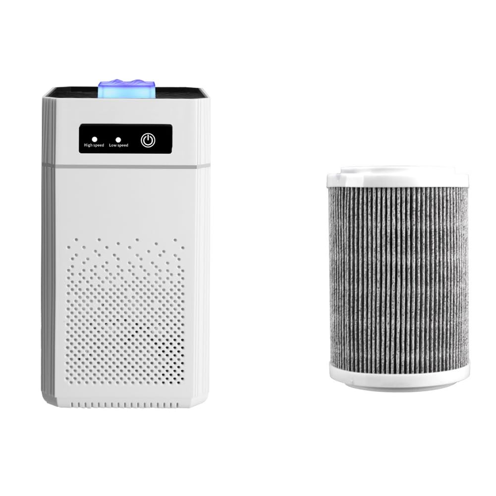Purificateur d'air de voiture USB portable avec filtre anti-fumée pour cuisine