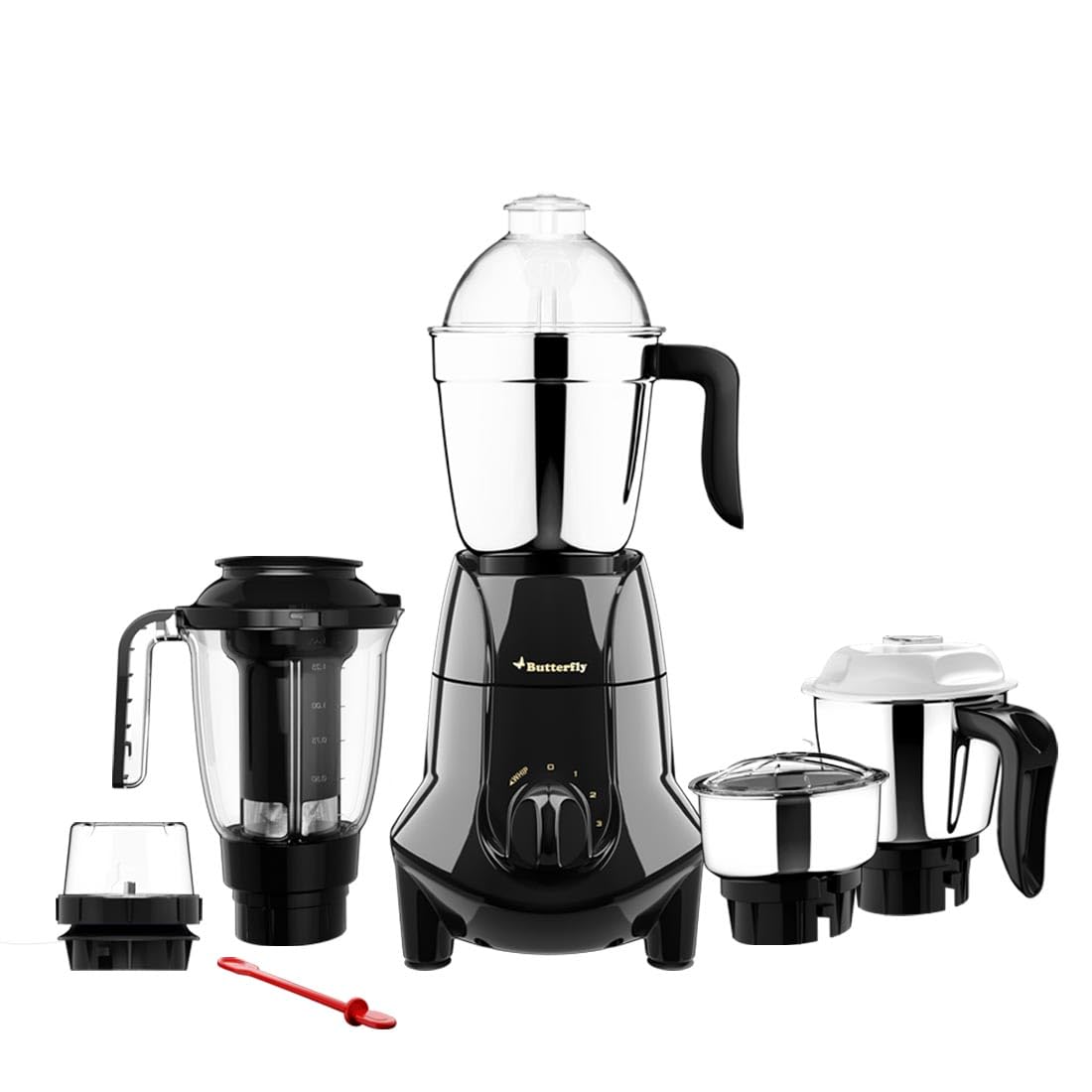 Butterfly Jet Elite Plus Mixer Grinder, 750W, 5 Jars, Grey-image-38