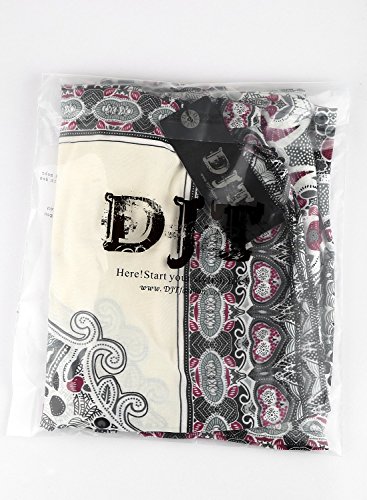 DJT - Vestito floreale manica corte scollo a V