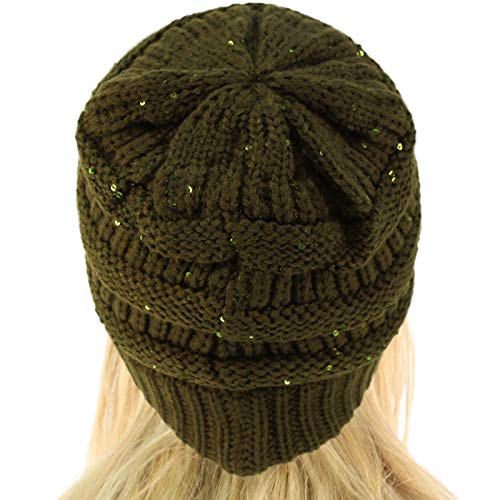 Image of Hatsandscarf CC Exclusives Solid Color Beanie Tail Hat for Adult (MB-20A)