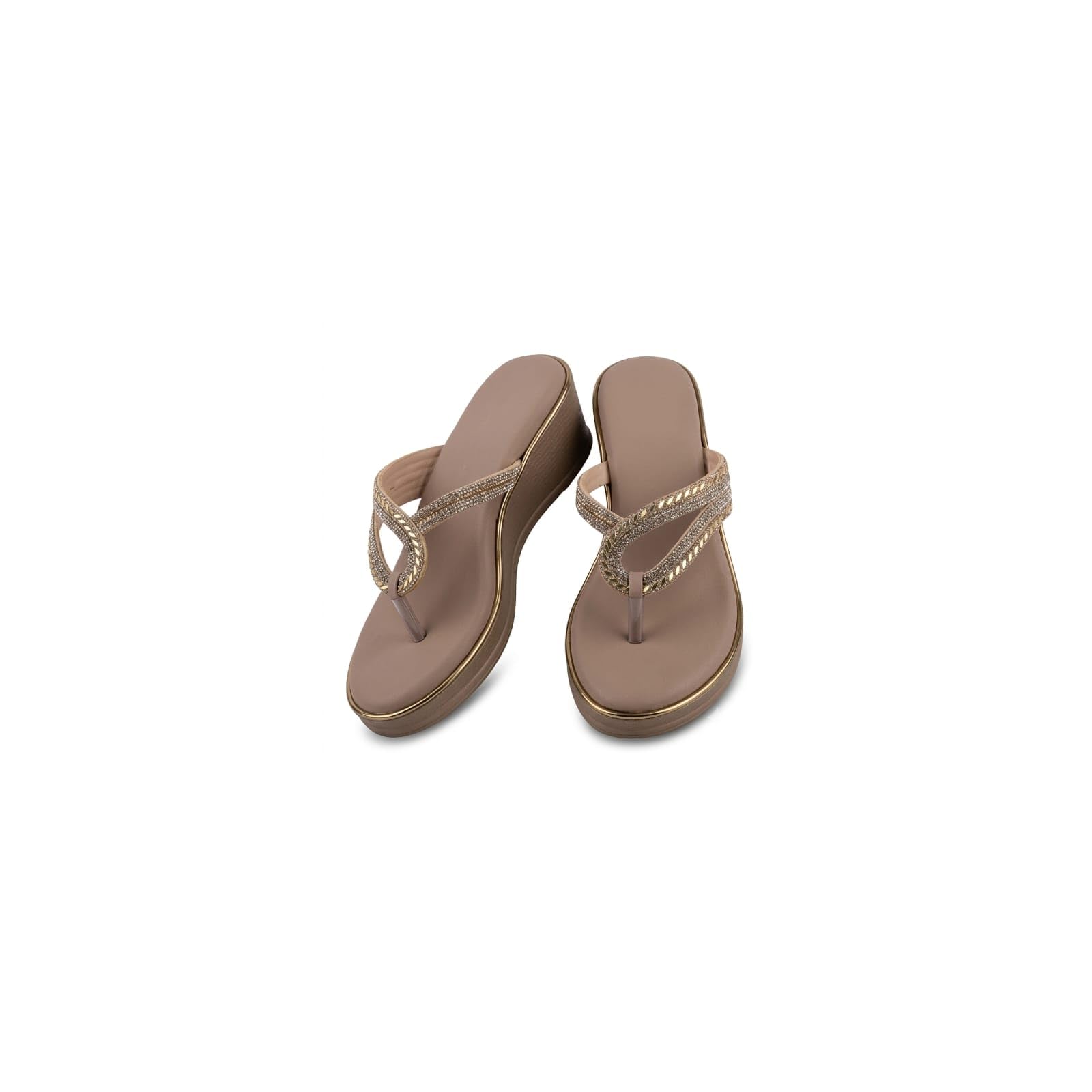 Womens Platform Wedge Sandals Comfortable Casual Sandals for Daily Wear-image-1