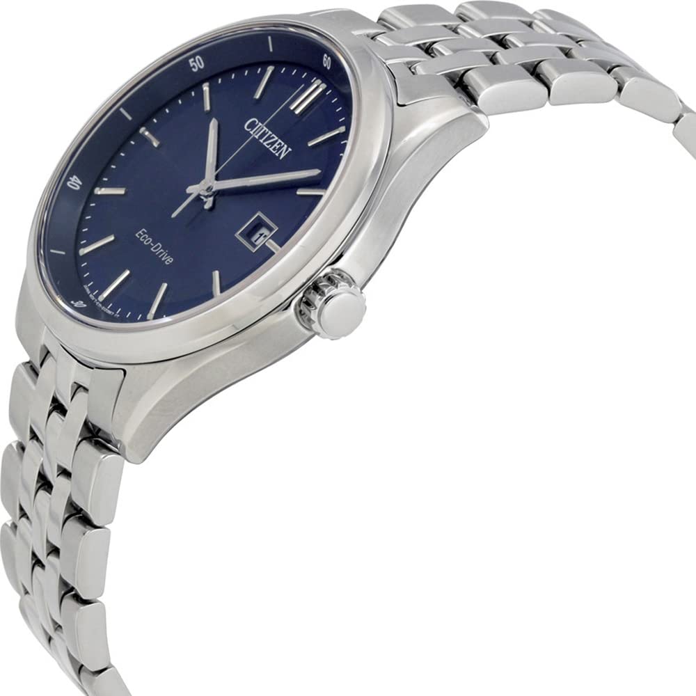 Citizen Orologio analogico da uomo Eco-Drive con cinturino in acciaio inox