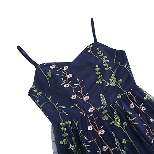 Mini Dress for Women Floral Embroidered Long Sleeve Bodycon Party Dress Sexy Mesh Sheer Fitted Evening Dresses4