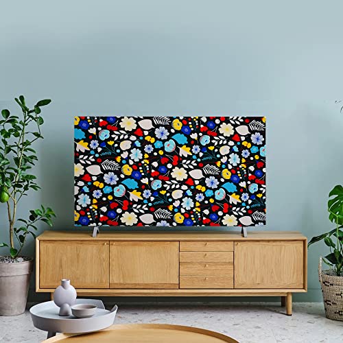 Image of Glassiano Marigold Dustproof Printed 39 inch LED TV Cover Screen Protector Compatible for All Models, Print 05