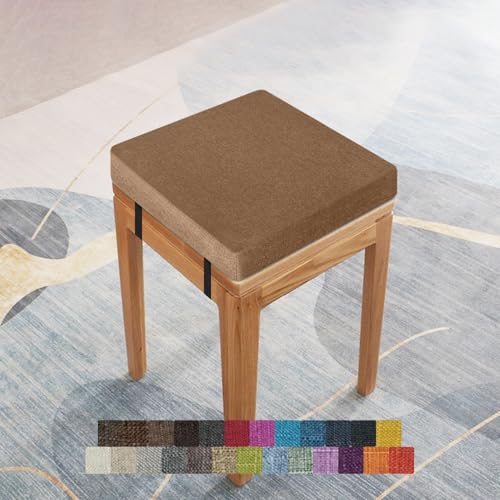 Lsjoaw 座布団 クッション 30X30X8CM 高反発 クッション 四角 ロック 座蒲 正座 スクエア タイプ 椅子 カバー取り外し可能 無地 洗える リビング ダイニング カラー18
