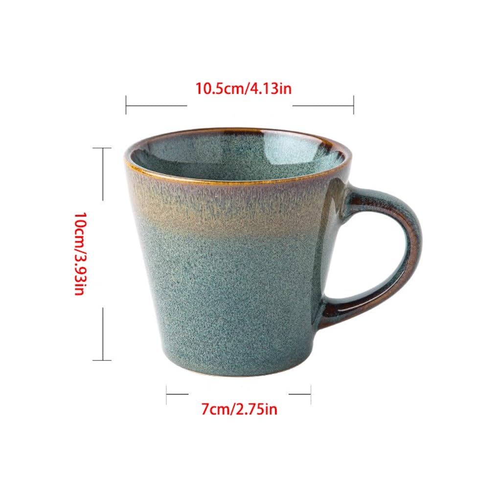Tazas Cafe Taza De Café Con Taza De Agua De Cerámica Retro Mug Cups