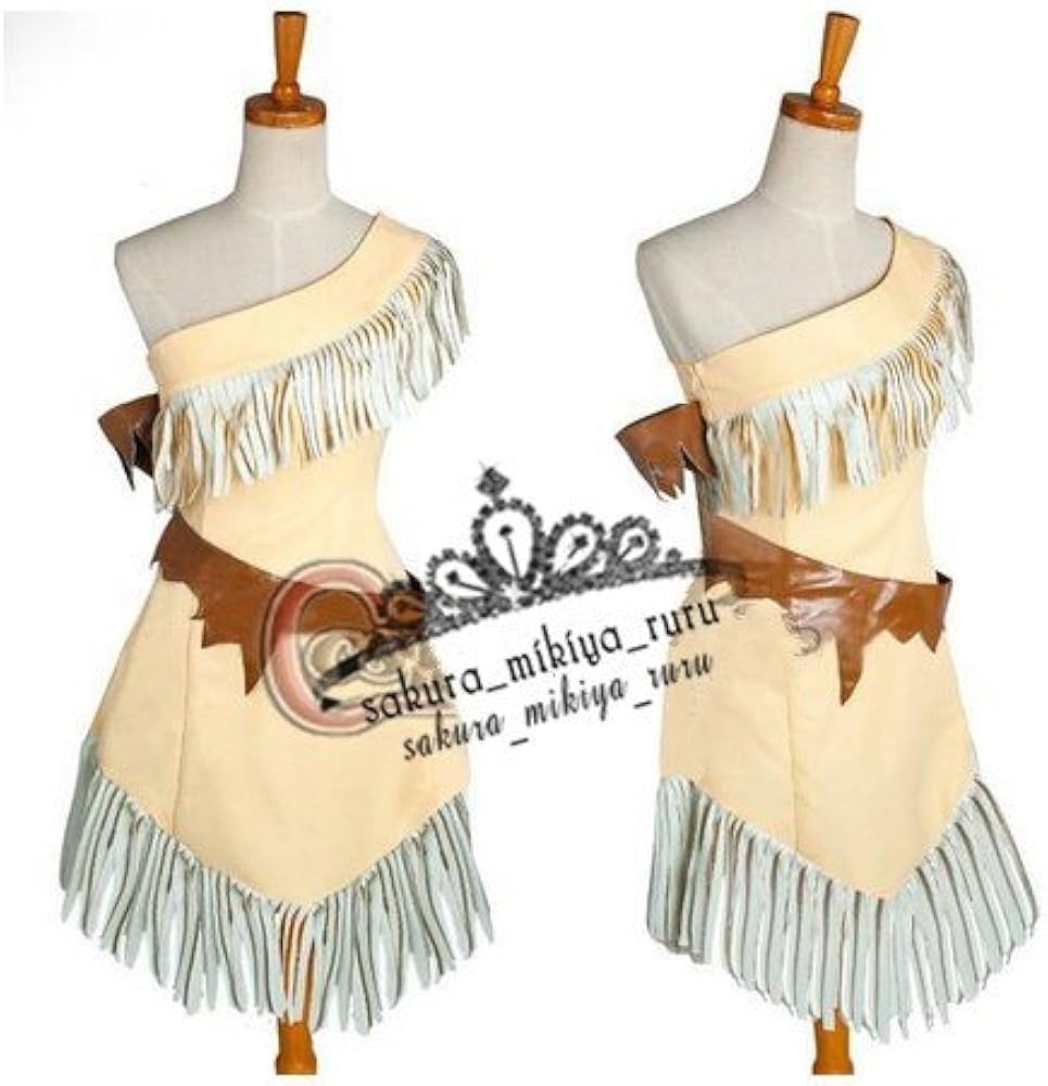 Amazon.co.jp: コスプレ衣装 ディズニー風 ポカホンタス タイプ