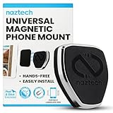 Naztech Magnetic Phone Holder - Car Magnetic Phone Mount for Gym, Content Creator Cellphone Holder Magnet, Mobile Wall Mount - Easily Install on Any Surface, Universal for iPhone & Android