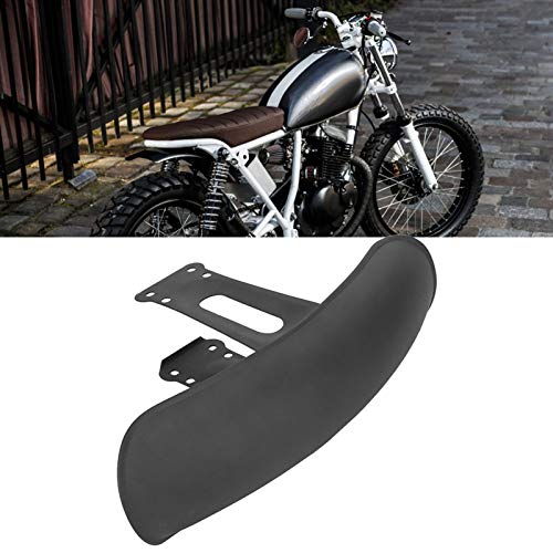 Image of Universal Motorcycle Front Mud Flap Guard Fairing Mudguard Cover Mud Guard Front and Rear Compatible for CG125 Retro (Black), Automotive Exterior, Wheel s, s