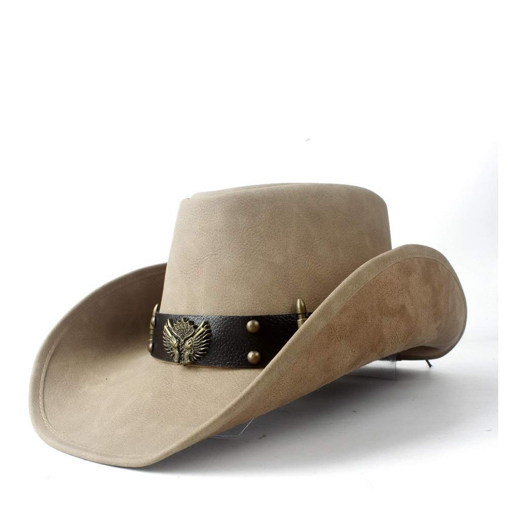 Cowboy Hats Women's Men's Leather 