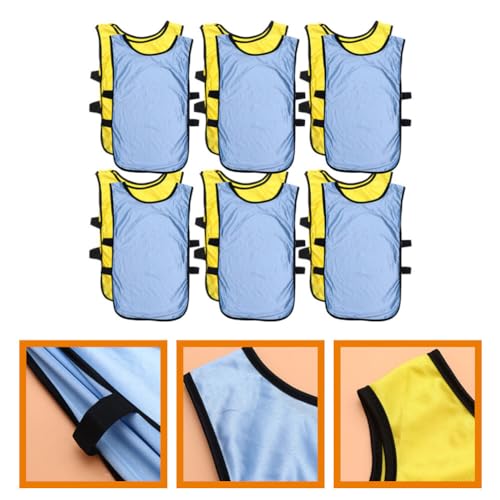Sosoport 12Pcs Soccer Pinnies Basketball Jersey Team Practice Vests Polyester Sports Shirts for Youth Kids Adults Outdoor - Image 3