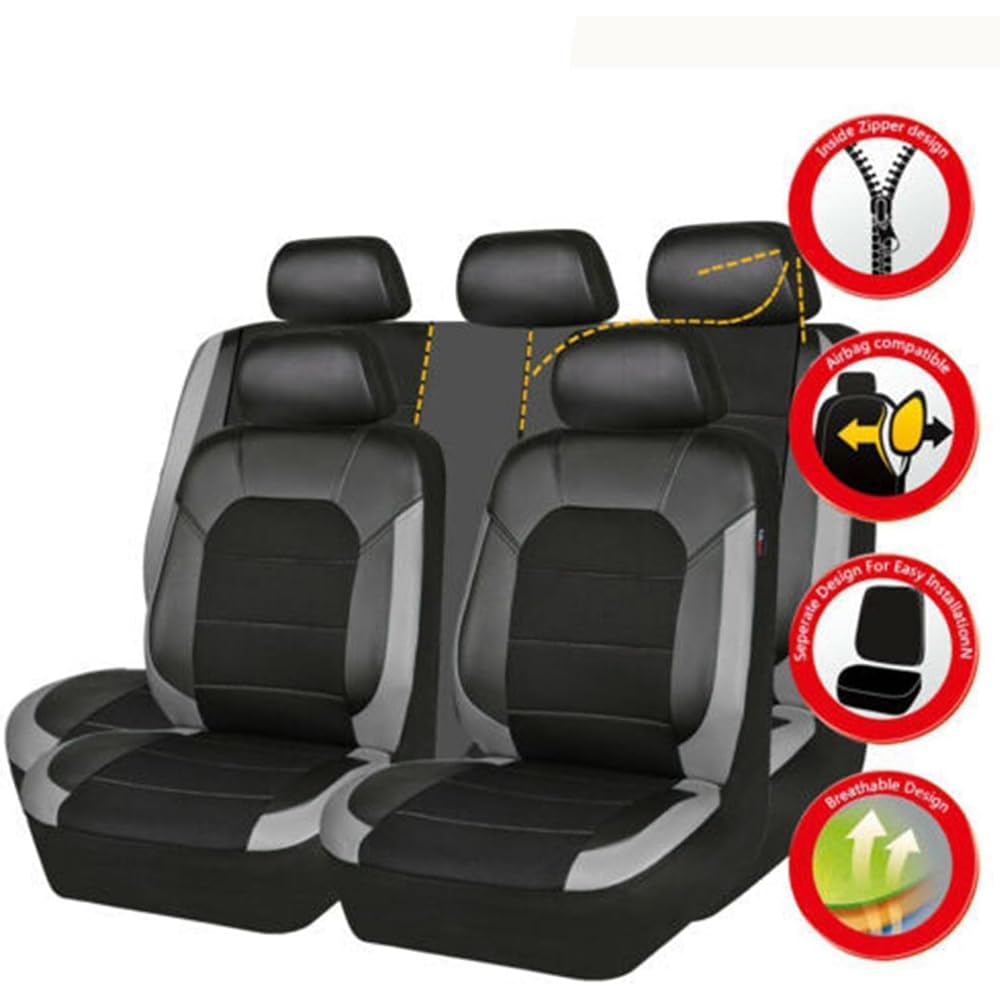 Cuero Coche Fundas Asientos, para Opel Astra J Astra K Astra H Astra G Astra-H Sri Astra J Juegos De Cubreasientos Delanteros Y Traseros Cubreasientos Accesorios,C-Blue