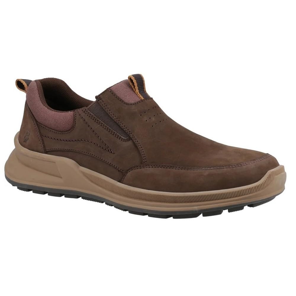 Hush Puppies Male Arthur Slip On Shoe, Brown, 6