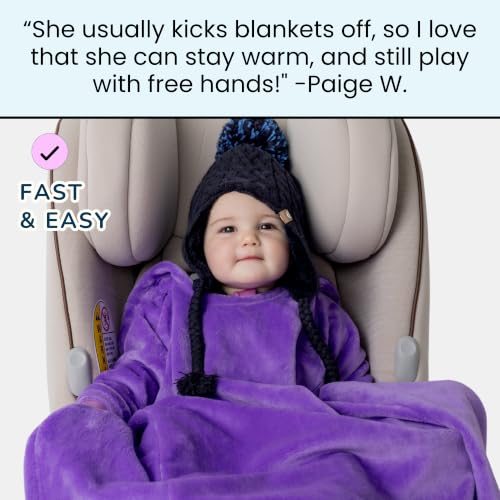 Image of Buckle Me Baby Cozy Car Seat Blanket -Wearable Car Seat Blankets for Babies