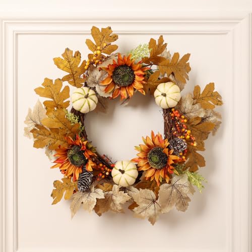 Fall Wreaths for Front Door, HOGARDECK 20