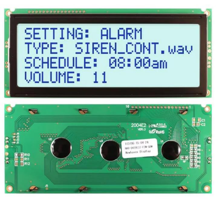 NHD-0420E2Z-FSW-GBW, LCD Character Display Modules & Accessories STN- Gray Transfl 146.0 x 62.5