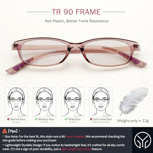 Image of Y2K Blue Light Blocking Glasses for Women Office Siren Eyeglasses
