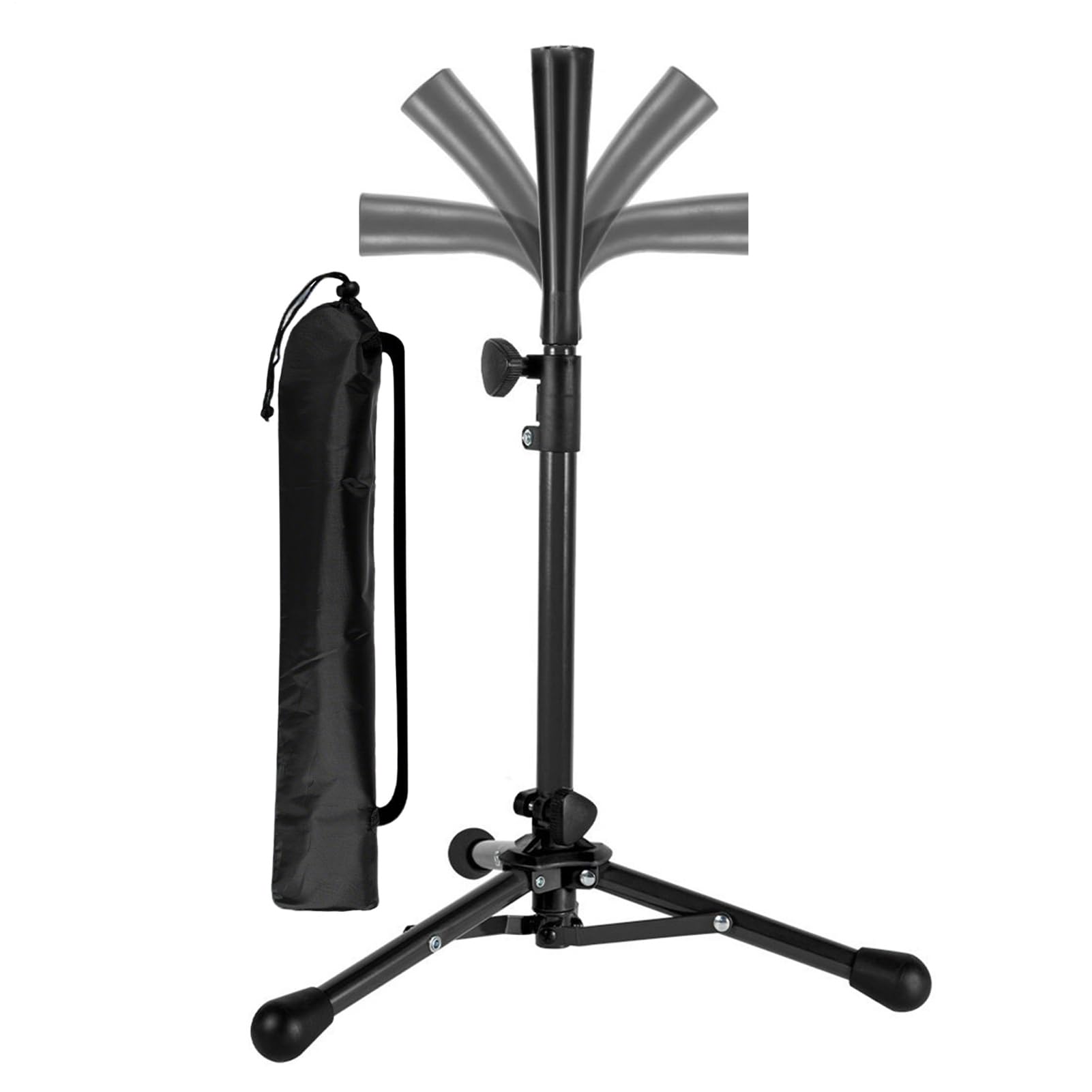 tee de béisbol Juvenil, Camisetas de béisbol para Golpear - Altura Ajustada T Ball Ball Batting tee - con el trípode de Soporte ergonómico de la Bolsa Reutilizable para el Lanzamiento de
