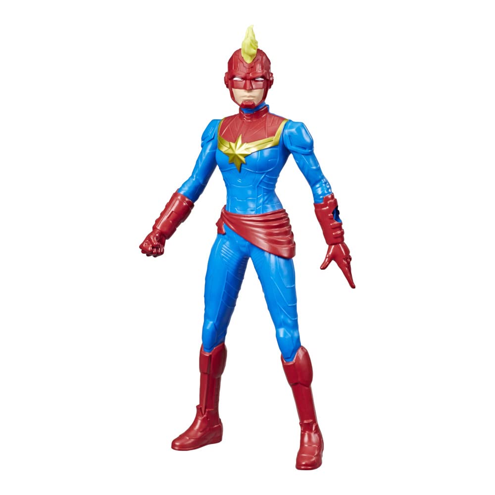 Marvel Avengers Captain Mrvl Action Figure 9.5-inch, Comics-Inspired Design, For Kids Ages 4 and Up