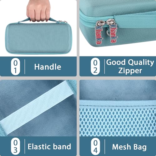 Khanka Hard Carrying Case Compatible with Bose SoundLink Flex 2nd Gen/Bose SoundLink Flex Bluetooth Portable Speaker,Stone Blue,Case Only - Image 4