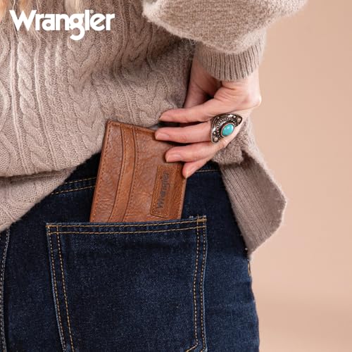 Image of Montana West X Wrangler Credit Card Holder for Women Wallet Card Case Small Ladies Female Pocket Wallet