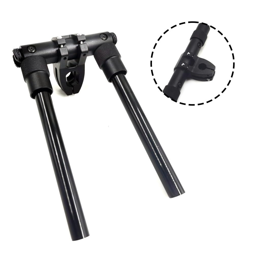 ZYWUOY Barre en T pour trottinette électrique, guidon pliable en alliage d'aluminium de rechange pour Kugoo, accessoire robuste et résistant à l'usure, noir