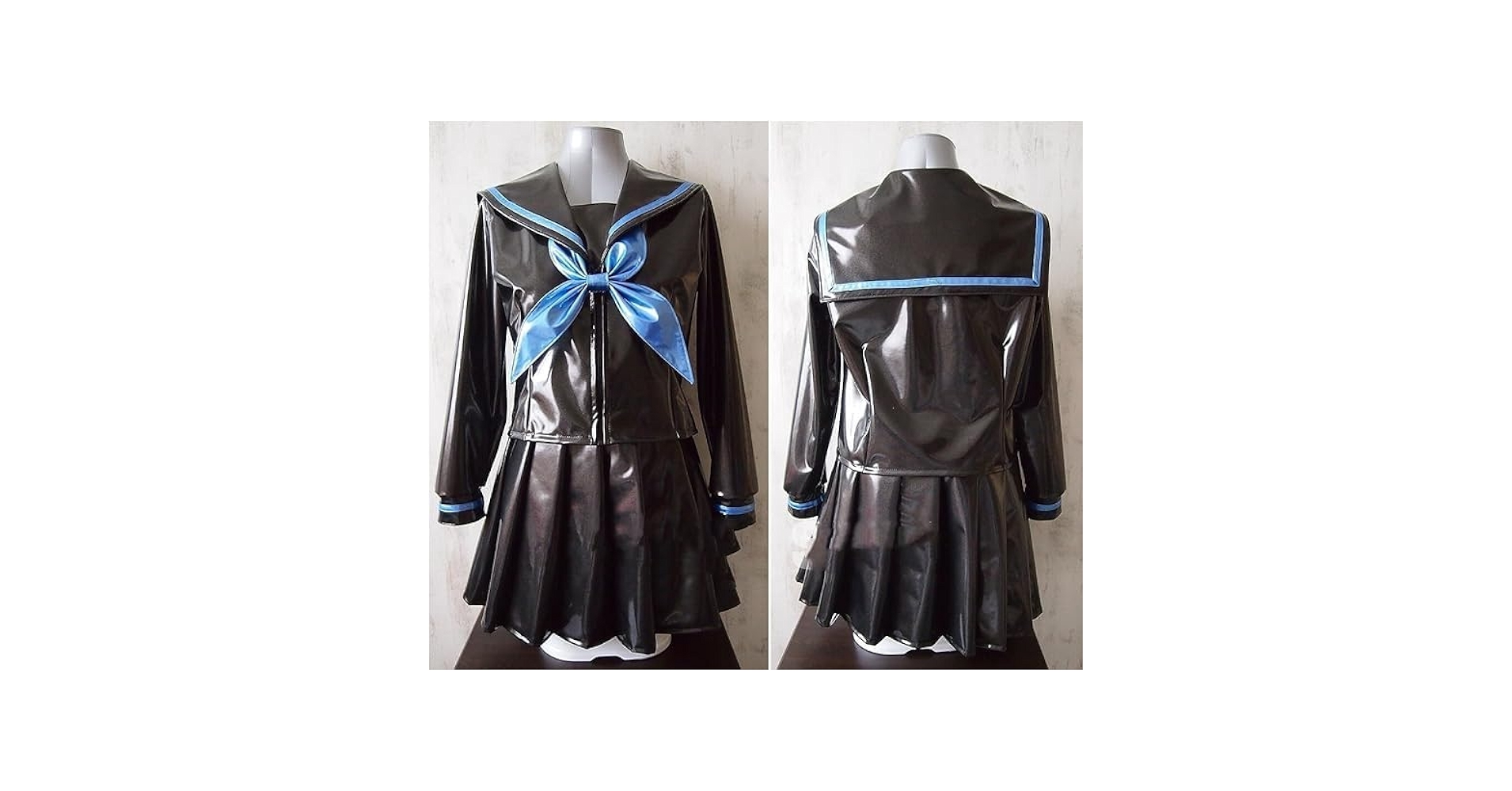Amazon.co.jp: [INLIMA] コスプレ衣装 光沢エナメルセーラー服