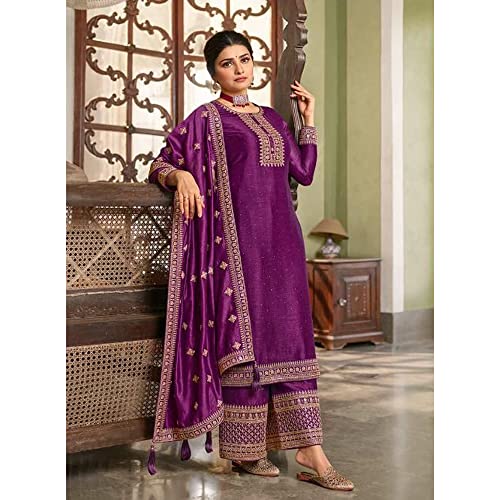 Party Wear Indian Palazzo Dupatta Suits Pakistani Shalwar Kameez Dresses2