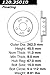Centric Parts 120.35010 Premium Brake Rotor with E-Coating