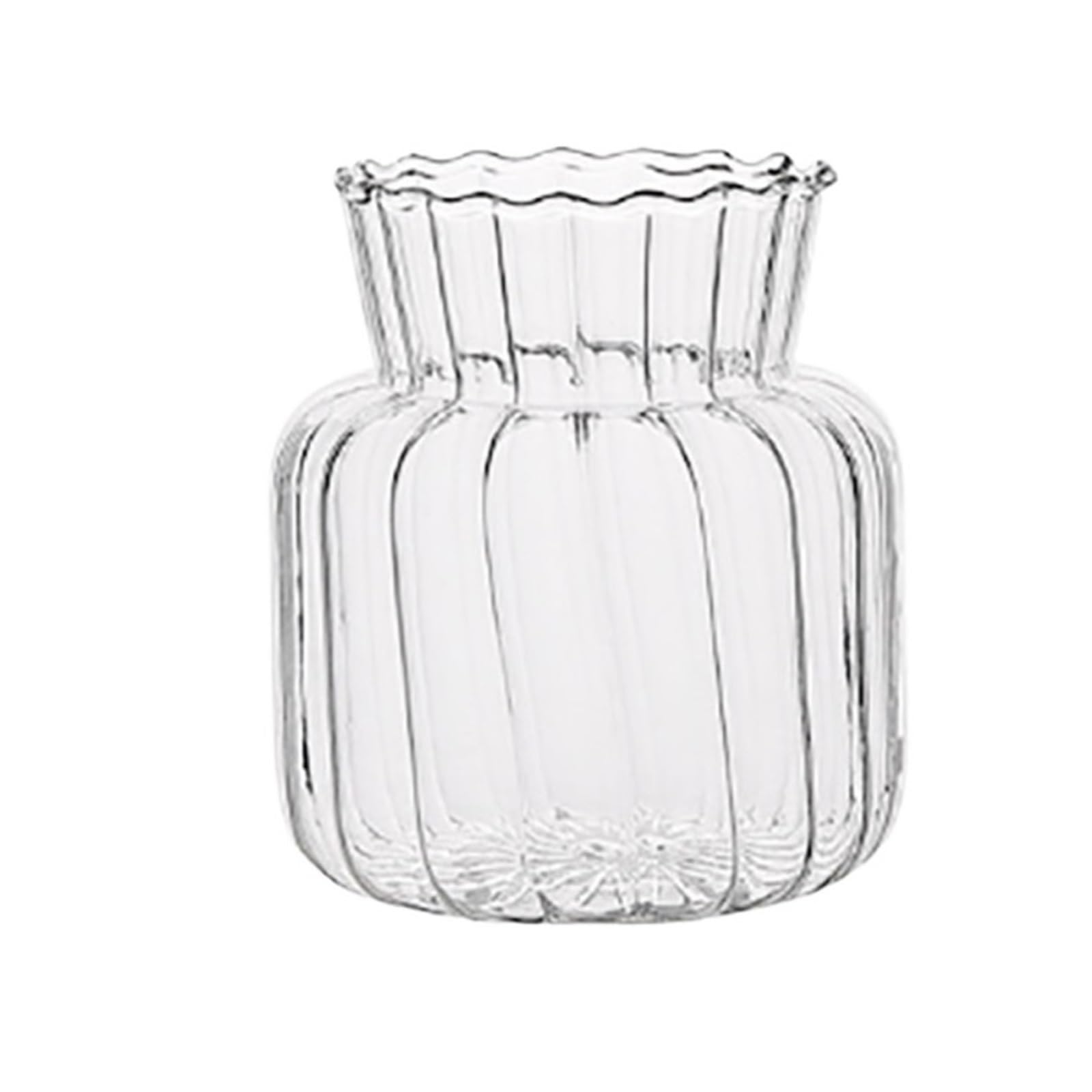 QuxetlRyz Glass Hydroponic Vase 1pc Creative Transparent Vases for Plant Bottle Flower Pot Hydroponic Terrarium Arrangement Container Table Vase(Transparent-S)