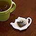 Home-X Teapot-Shaped Teabag Holders - Set of 4