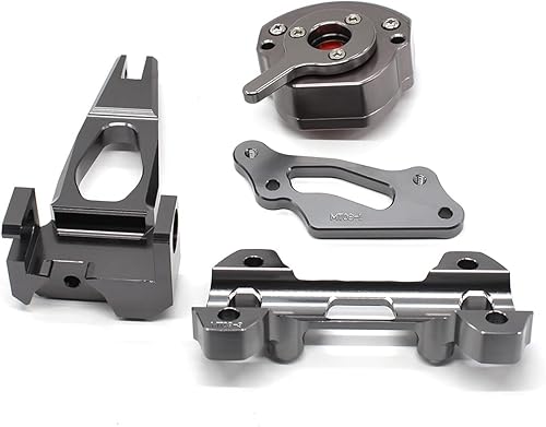 Miniatura 4 de Estabilizador de amortiguador de dirección de motocicleta con soporte de montaje compatible con MT-09 MT09  Street Rally FZ-09 2014 2015 2016 2017