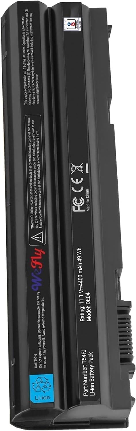 4400mAh Li-ion 6 Cell T54FJ 8858x Laptop Battery for Dell Latitude E6420 E6430 E6440 E6520 E6530 E6540 E5520 E5530 E5420 E5430, Inspiron 17r-7720 17r-se-7720 17r-5720 15r-5520 15r-7520 (E5420)-image-45