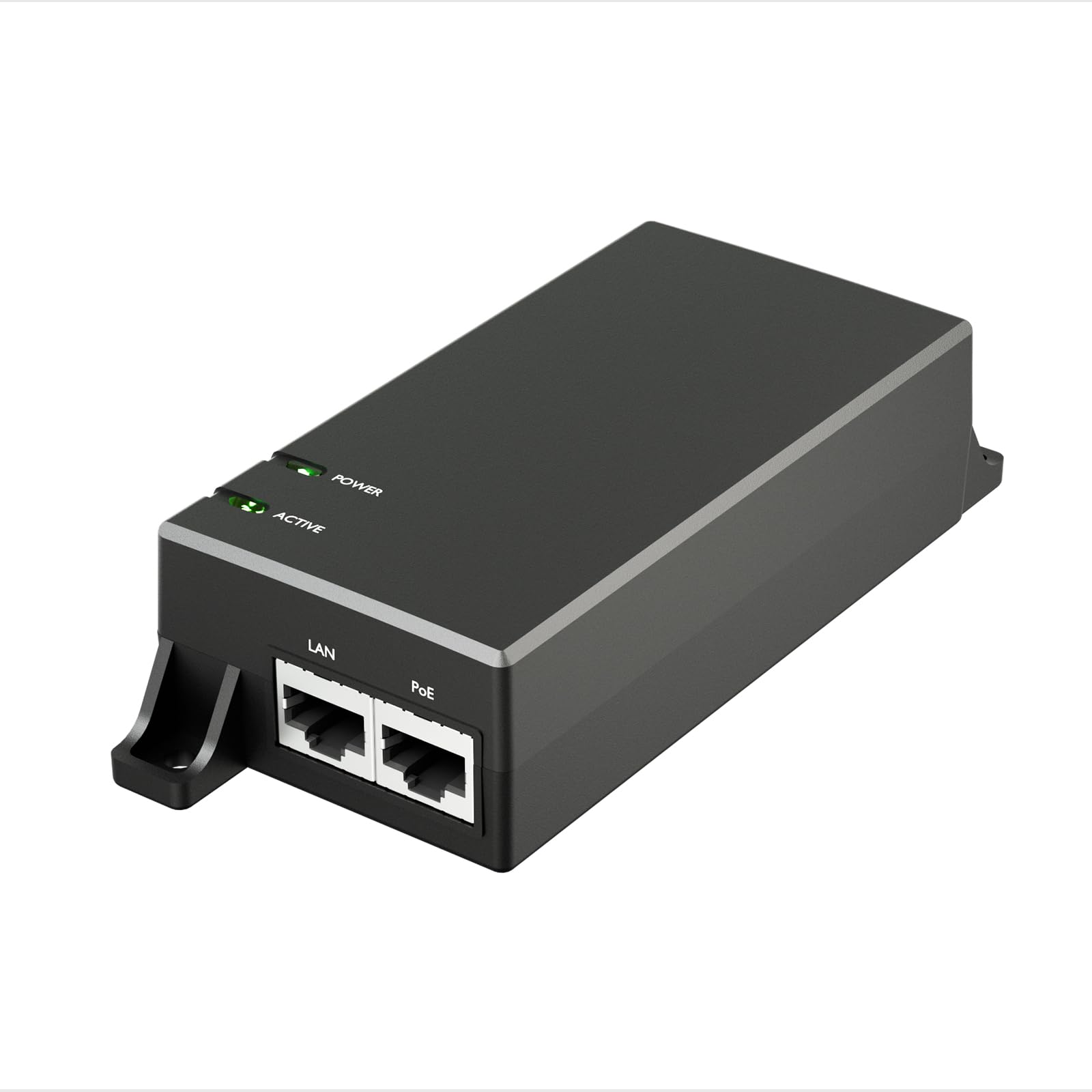 Gigabit PoE Injector 48V 15W, IEEE802.3af Power Over Ethernet PoE Adapter, Single Port PoE Power Injector for IP Camera Wireless/Wireless Access Point