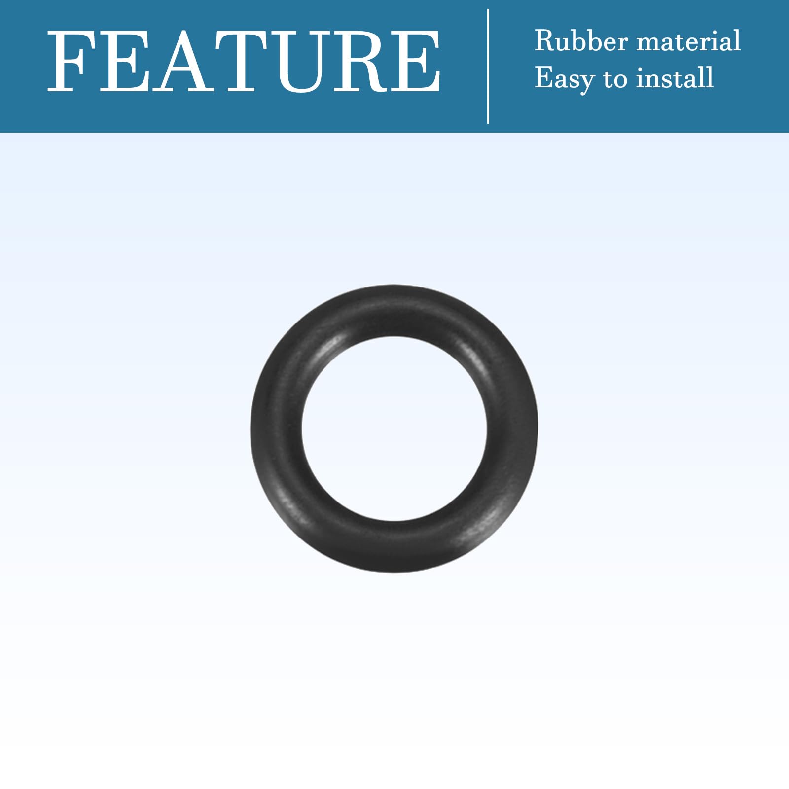 QUARKZMAN Nitrile Gomma O-Ring 11mm x 7mm x 2mm Guarnizioni di Tenuta Anelli Rubinetti Rotondo Guarnizione Rondella per Rubinetto Idraulica Riparazione Sigillatura Connessione, 12 Pezzi