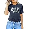 Boy-Mom-Shirt-for-Women-Mom-Shirts-Mother-Gifts-T-Shirt-Mom-of-Boys-Funny-Tops-Tees Boy Mom Shirt for Women Mom Shirts Mother Gifts T Shirt Mom of Boys Funny Tops Tees (Blue-A, Large)