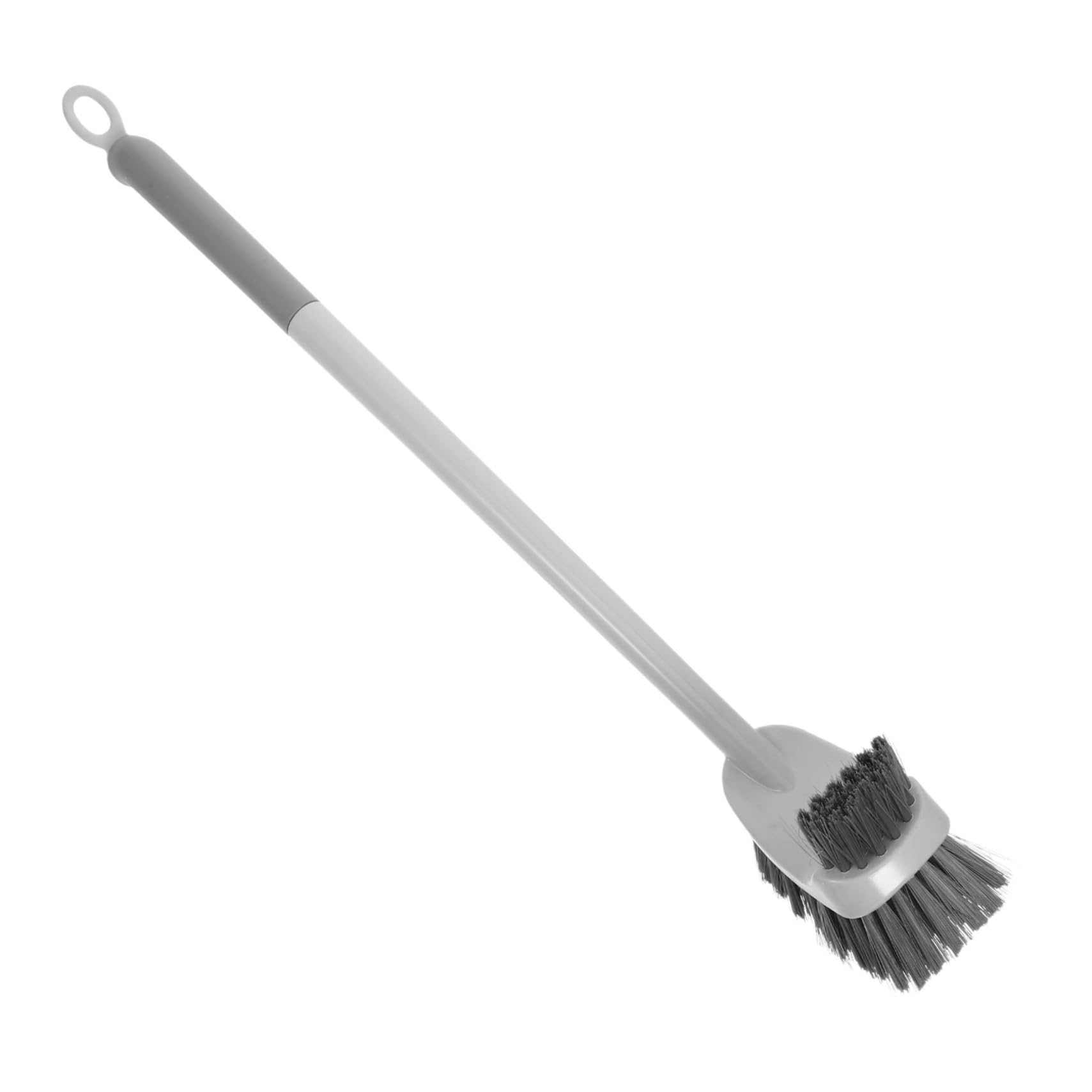 Cepillo de limpieza de cuencos, estropajo de plástico con soporte para limpiar platos sin esfuerzo, cepillo de cocina para ollas, sartenes y cuencos, herramienta de limpieza esencial