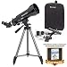 Produktbild Celestron TravelScope 70 Teleskop 70/400 Reiseteleskop mit praktischem Rucksack und leichtem Aluminium-Stativ mit viel Zubehör  Fernrohr für Natur- und Himmelsbeobachtungen