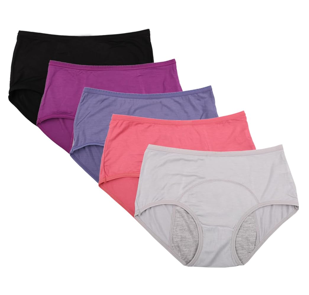 YOYI FASHION Bamboo Viscose Brief Menstrual Leakproof