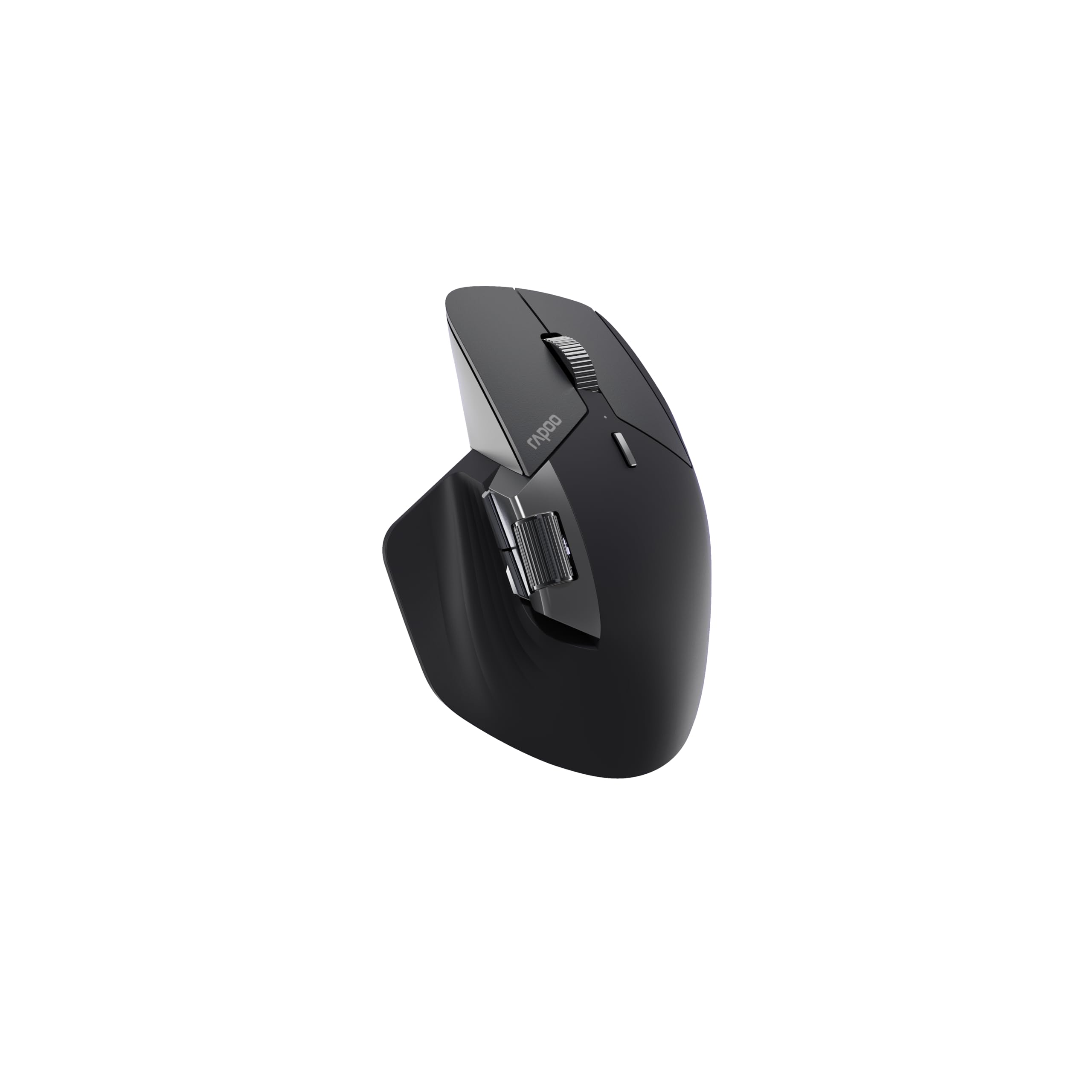 Rapoo I Souris sans Fil MT760MW, Souris Optique avec Adaptateur, 4000 dpi, 2,4 GHz, Batterie Rechargeable, Noir