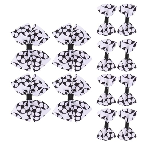 Épingles à cheveux nœud de football : lot de 12 barrettes cadeaux idéales pour fille sportive