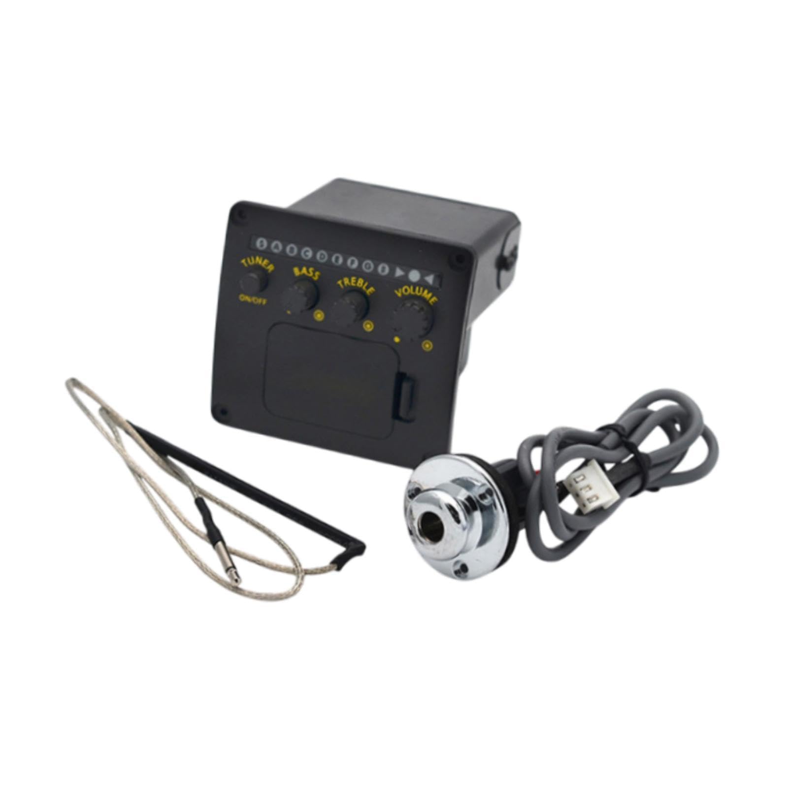 Enakshi Folk Guitar Tuner Pickup Acoustic Guitars Components Versatile 2 Band Preamp|Musical Instruments & Gear|Guitars & Basses|Parts & Accessories|Guitar Parts|Pickups
