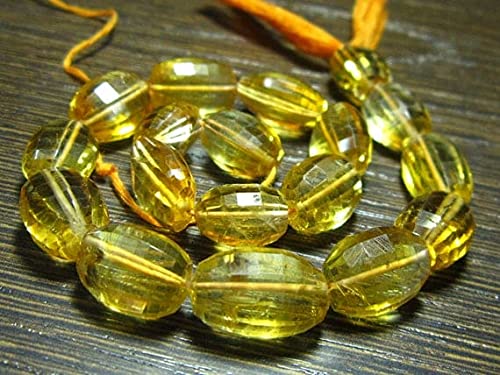 Citrine pierres naturelles facettées pour un bijou porteur d'énergie et de lumière