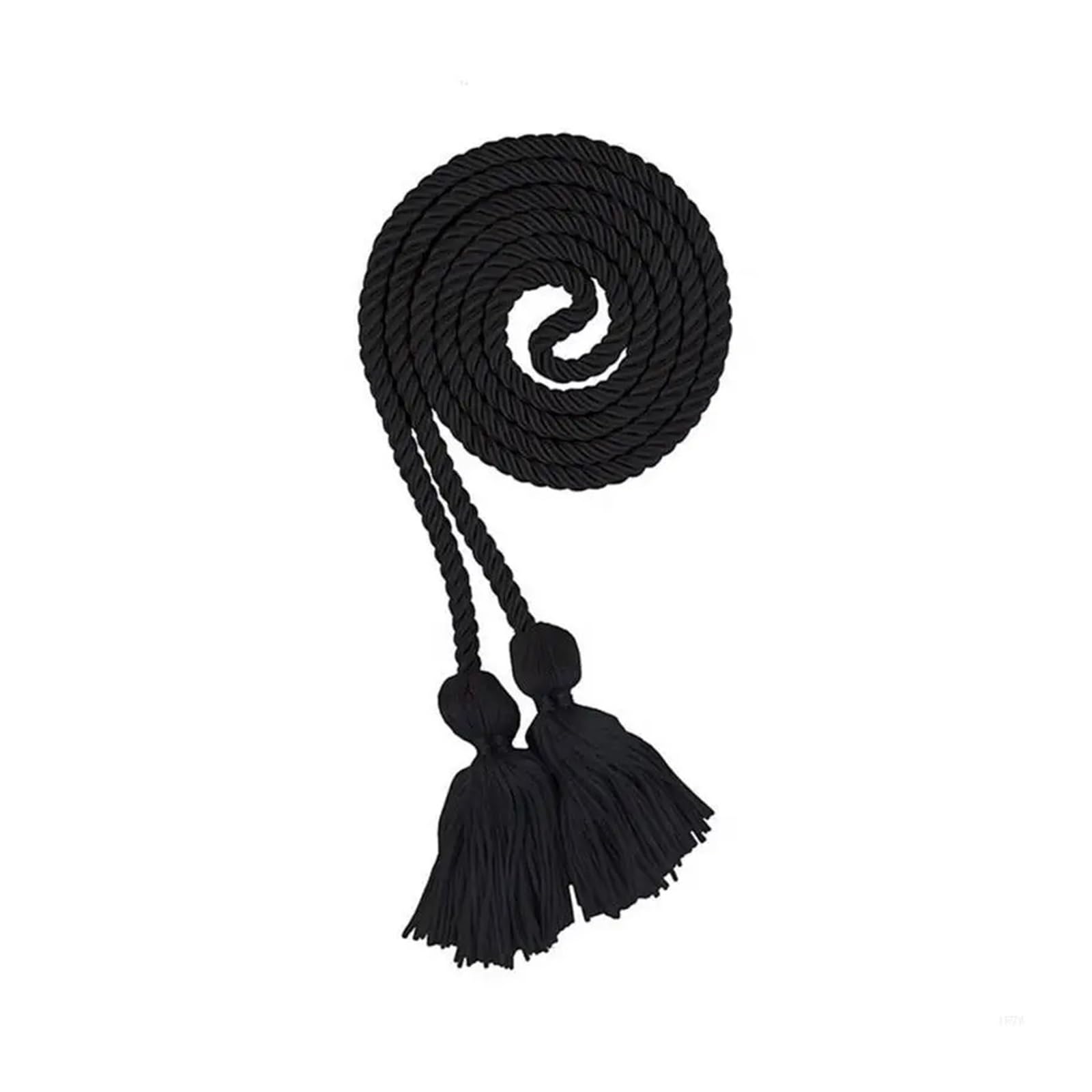 Tassel Graduation 10Pcs Graduation Cord With Tassels For Grad Day And Student for Graduate Ceremonies and Memorials(Black)