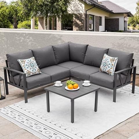 COMLAX FIELD 6-Piece Patio Furniture Set Cover