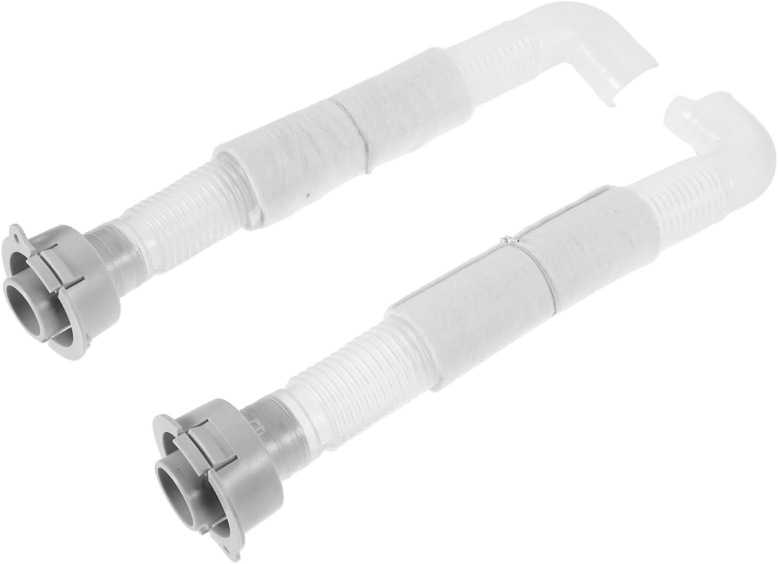2pcs 90 Degree Elbow Hose Fitting for Washing Machine Drainage Plastic Pipe Connector for Indoor Water Hose Right Angle Joint for Sink Drain