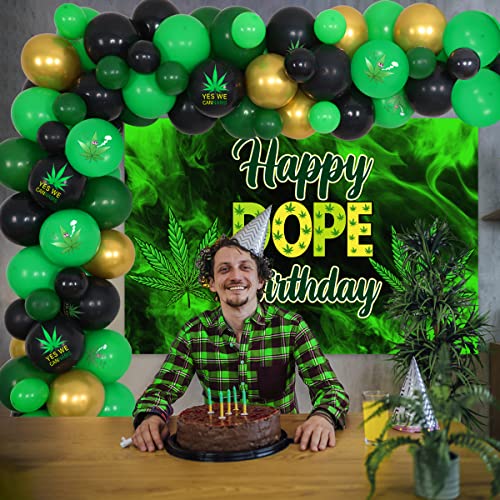 Kit Ballon Marijuana et Décoration Pot Leaf de Célébration - 3