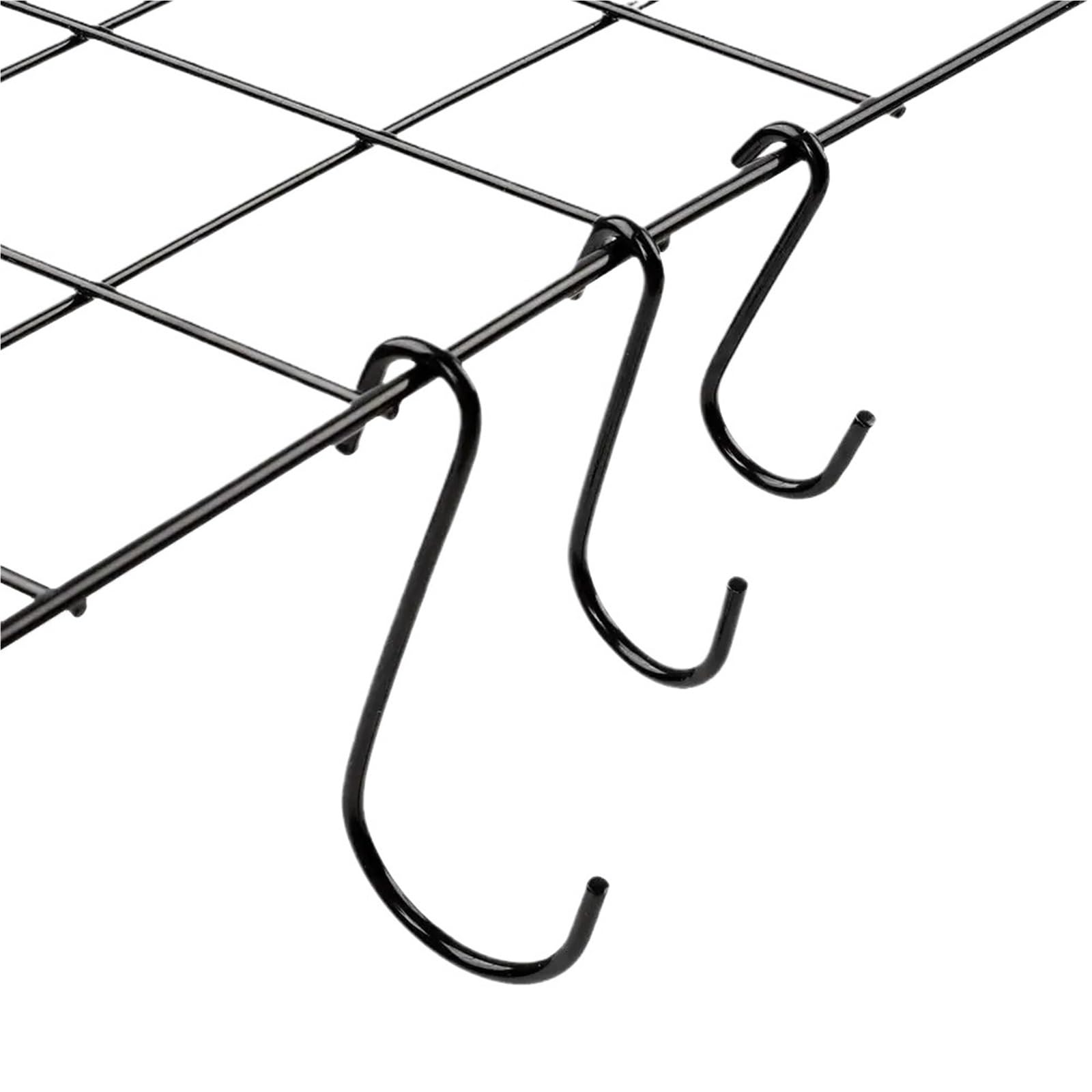 Ganchos En S Ganchos resistentes en forma de S, for sartén, olla, abrigo, bolso, plantas, cocina, baño, dormitorio, 3 tamaños para Oficina(L,32Pcs)