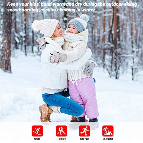 7-Mi KG02 Snow Gloves For Kids Waterproof Warm Winter Snow Mitten thumb #5